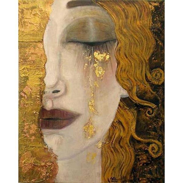 Le lacrime d'oro di Gustav Klimt Il set per dipingere con i numeri